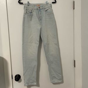 Mother denim the pixie tomcat ankle in pina colada paradise